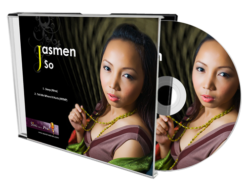 Jasmin So Pop Star Music CD Layout and Design