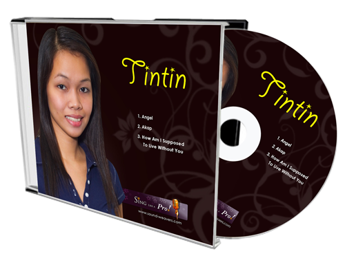 TinDiwa Rockstar Music CD Layout and Design