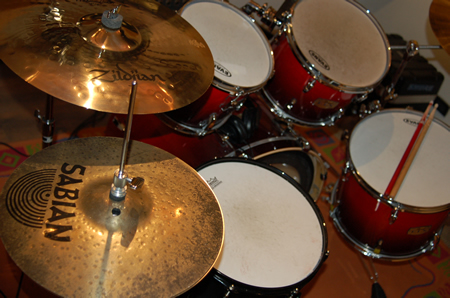 Smashing Drum kit at Sound Weavers - drummers be happy